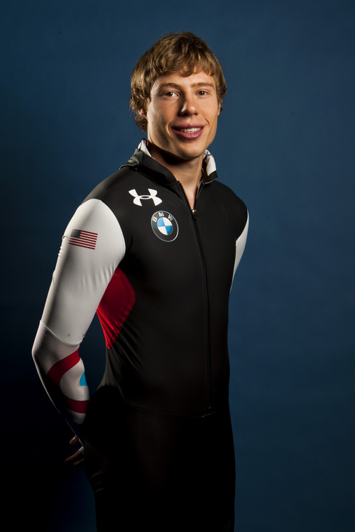 Chris Detrick  |  The Salt Lake Tribune
Speedskating athlete Brian Hansen poses for a portrait during the Team USA Media Summit at the Canyons Grand Summit Hotel Monday September 30, 2013.