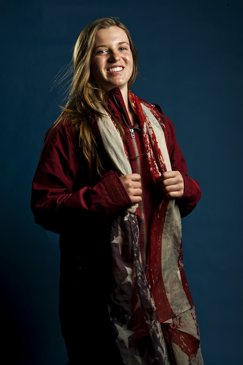 Chris Detrick  |  The Salt Lake Tribune
Snowboarding halfpipe athlete Arielle Gold poses for a portrait during the Team USA Media Summit at the Canyons Grand Summit Hotel Wednesday October 2, 2013.