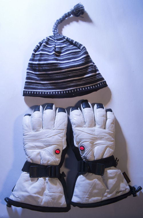 Steve Griffin  |  The Salt Lake Tribune

Seirus HeatTouch Ignite gloves with the QuickClava hat in the Salt Lake Tribune studio Salt Lake City Monday, February 3, 2014. Seirus produces gloves and other outdoor gear.