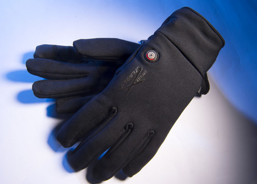 Steve Griffin  |  The Salt Lake Tribune

Seirus HeatTouch Extreme All weather gloves in the Salt Lake Tribune studio Salt Lake City Monday, February 3, 2014. Seirus produces gloves and other outdoor gear.