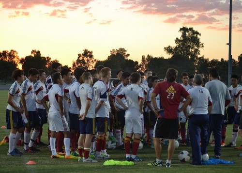 Courtesy Garrett Cleverly  |  Grande Sports Academy 
Real Salt Lake's Arizona-based residential academy is home to four youth teams that train and live on the campus in Casa Grande, Ariz., Over 45 academy graduates have gone on to play collegiate soccer and nine players signed pro contracts out of the academy. The complex is comprised of nine professional standard soccer fields, six of which are lighted; a 58,000 square foot training and conditioning performance center, featuring four stadium quality locker rooms of 71 lockers each; 16 classrooms; four equipment rooms; state of the art training equipment; an outdoor technical area and two therapy pools.
