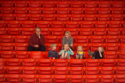 Trent Nelson  |  The Salt Lake Tribune
Fans in the stands as the University of Utah hosts UCLA, NCAA women's basketball at the Huntsman Center in Salt Lake City, Sunday, March 2, 2014.