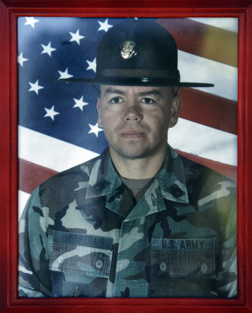 Sgt. 1 Class Rocky Herrera was killed in Afghanistan by a suicide bomber.  Steve Griffin/The Salt Lake Tribune 8/29/07