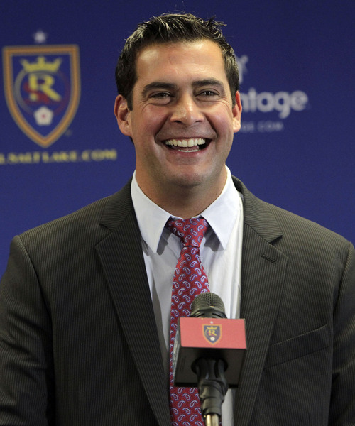Leah Hogsten  |  The Salt Lake Tribune
Real Salt Lake assistant coach Jeff Cassar was named RSLís third head coach in the franchiseís 10-year history, Thursday, December 19, 2013. The hiring comes less than two weeks after Kreis, Cassarís close friend and confidant, left RSL to accept the coaching position at MLS expansion club New York City FC.