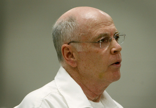 Gunnison -Val Southwick, who committed the largest financial fraud in Utah history, talks about his actions during his parole hearing at the Central Utah Correctional Facility in Gunnison, Utah  Tuesday  December 16, 2008.  He is serving nine consecutive 1 to 15 year prison terms for fraud.   Steve Griffin/The Salt Lake Tribune 12/16/08
