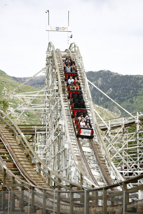 Danny Chan La  |  Tribune file photo
The roller coaster ride at Lagoon.