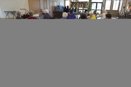 Rick Egan  |  The Salt Lake Tribune

Seniors play bingo at the Liberty Senior Center in Salt Lake City, Wednesday, April 2, 2014.