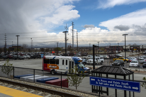 Chris Detrick  |  The Salt Lake Tribune
The South Jordan Station at 10351 South Jordan Gateway Wednesday April 2, 2014.