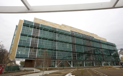 Al Hartmann  |  The Salt Lake Tribune
The School of Agriculture building at Utah State University as seen in 2012.