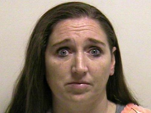 Mugshot of Megan Huntsman, who was booked into the Utah County jail on suspicion of killing six of her newborn children over a 10-year period. Seven dead babies were found on April 12, 2014 in a garage at a Pleasant Grove home where Huntsman lived up until 2011.