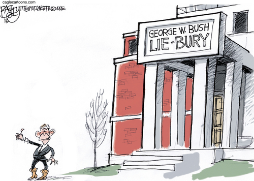 Cartoons by The Tribune's Pat Bagley.
