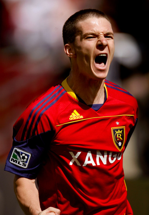 Trent Nelson  |  The Salt Lake Tribune
Real Salt Lake's Will Johnson celebrates his goal in the 87th minute, giving RSL a 1-0 victory over Chivas USA. Real Salt Lake vs. Chivas USA, MLS Soccer at Rio Tinto Stadium in Sandy, Utah, Saturday, May 7, 2011.