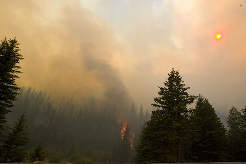 The sun is obscured by smoke from the Seeley Fire on Wednesday, June 27, 2012, burning in the Manti-La Sal National Forest. (AP Photo/Paul Fraughton, The Salt Lake Tribune)
