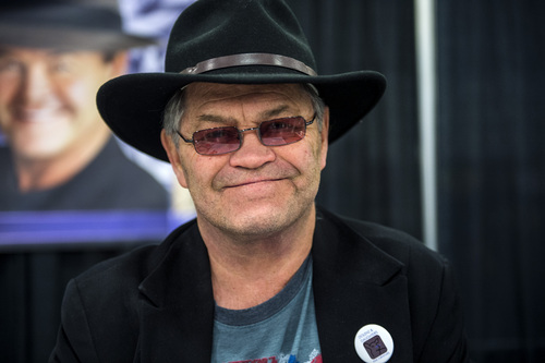 Chris Detrick  |  The Salt Lake Tribune
Micky Dolenz poses for a picture at Salt Lake Comic Con FanXperience at the Salt Palace Convention Center Saturday April 19, 2014.