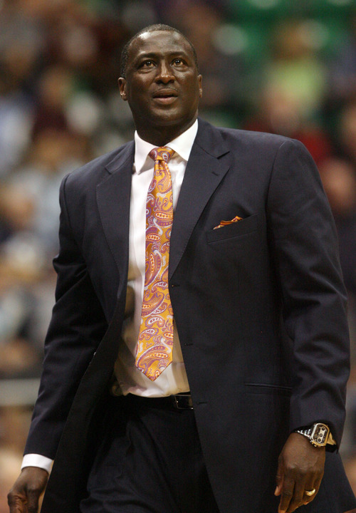 Steve Griffin | The Salt Lake Tribune


Utah Jazz head coach Tyrone Corbin walks the sidelines during a preseason game against the Thunder at EnergySolutions Arena in Salt Lake City on Friday, Oct. 12, 2012.
