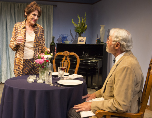Rick Egan  |  The Salt Lake Tribune

Anne Cullimore Decker and Patrick Tovatt, in David Kranes' play "A Loss of Appetite," at Salt Lake Acting Company, Tuesday, April 15, 2014
