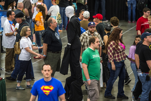 Chris Detrick  |  The Salt Lake Tribune
Scenes from the Salt Lake Comic Con FanXperience at the Salt Palace Convention Center Saturday April 19, 2014.