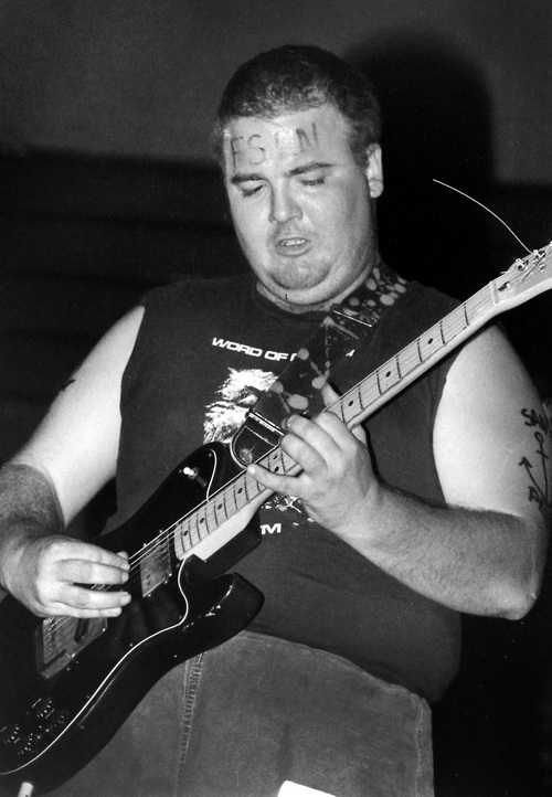 Rick Egan  |  Tribune file photo

D. Boon, of Minutemen, performs at the Utah State Fairgrounds Coliseum,1985. Later this year, Boon died in an automobile accident.