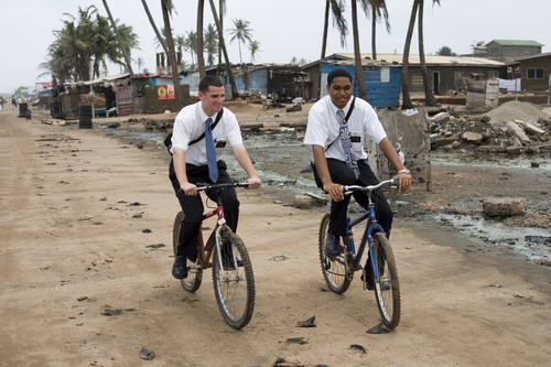 Courtesy LDS Church
LDS missionaries in Ghana