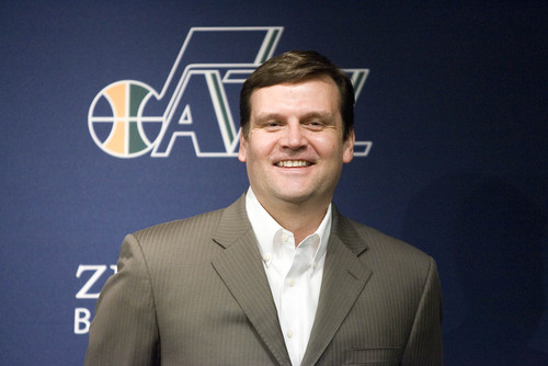 Paul Fraughton  |   Salt Lake Tribune
Utah Jazz General  Manager, Dennis Lindsey.
 Thursday, February 21, 2013