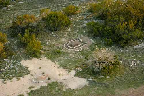 Trent Nelson  |  The Salt Lake Tribune
These aerial views of the YFZ (Yearning for Zion) Ranch outside of Eldorado, Texas, were taken on Tuesday, April 8, 2008, just days after law enforcement officers raided the FLDS compound. A handful of residents remained on the property, along with a large number of officers who were still conducting operations.