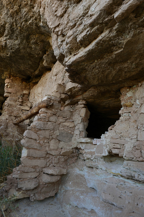 Leah Hogsten  |  The Salt Lake Tribune
Pueblo III-period cliff dwellings created by the Anasazi or Ancestral Puebloan peoples between 1150 and 1300 A.D. in Recapture Canyon near Blanding, Thursday, April 24, 2014.  The BLM closed Recapture Canyon to motorized use in 2007 after illegal ATV trail builders caused more than $300,000 in damage to remnants of pit houses and underground storage containers while widening the trail in 2005.