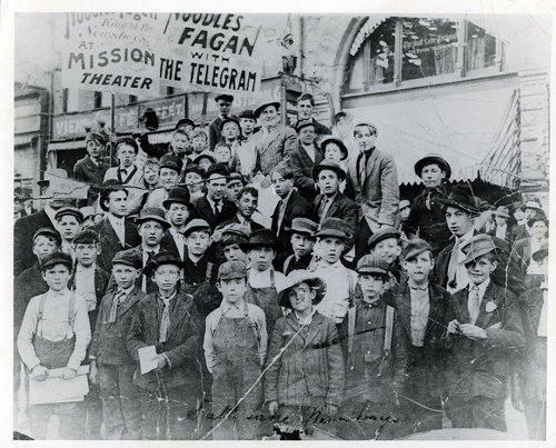 Tribune file photo

Tribune newsboys, circa 1910.