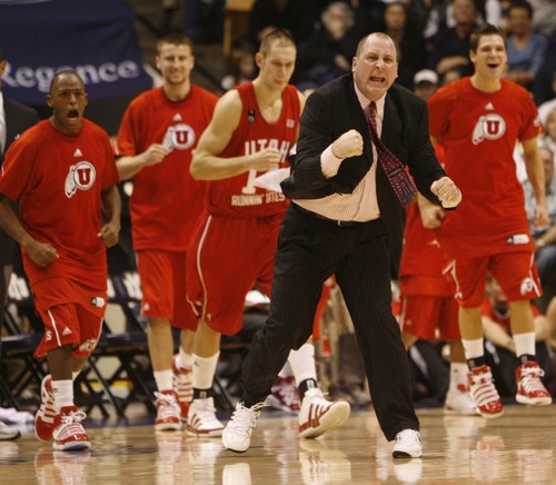 Jim Boylen, coach of the Utah men's basketball team, was fired Saturday after posting his second losing season in a row. (Tribune file photo)