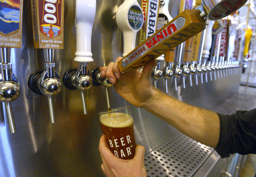 Rick Egan  |  The Salt Lake Tribune

Beer Bar, 161 E. 200 South in Salt Lake, opens on Monday, March 31.