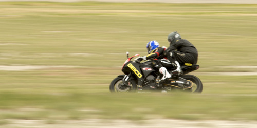 Rick Egan  |  The Salt Lake Tribune

Chris Ulrich, a top-level pro Superbike racer, gives a two-up ride, at Miller Motorsports Park, Friday, May 23, 2014.