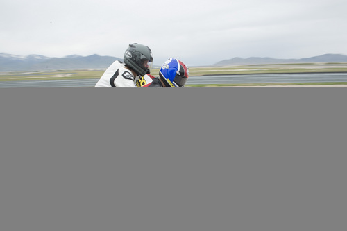 Rick Egan  |  The Salt Lake Tribune

Lexi Papadopolous, who has a radio show on KUDD, takes a two-up Superbike ride with Chris Ulrich, a top-level pro Superbike racer, at Miller Motorsports Park, Friday, May 23, 2014.