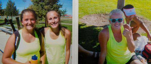Trent Nelson  |  The Salt Lake Tribune
The yearbook photos of several girls at Wasatch High School were digitally altered to cover up skin, with sleeves and higher necklines drawn onto their images, while some, like these from a page on the school tennis team, were left unaltered. In Heber City, Thursday May 29, 2014.