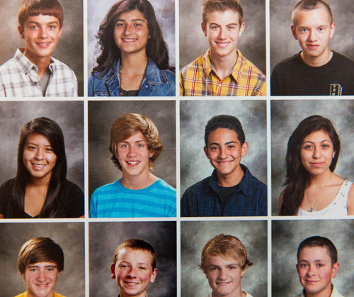 Trent Nelson  |  The Salt Lake Tribune
The yearbook photos of several girls at Wasatch High School were digitally altered to cover up skin, with sleeves and higher necklines drawn onto their images, while some were left unaltered. In Heber City, Thursday May 29, 2014.