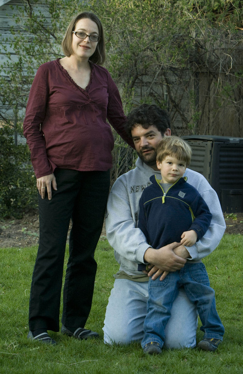 | Tribune file photo
Matt Pacenza of the Healthy Environment Alliance of Utah, shown here with his family, Julie Stewart, and son Marcus Pacenza.