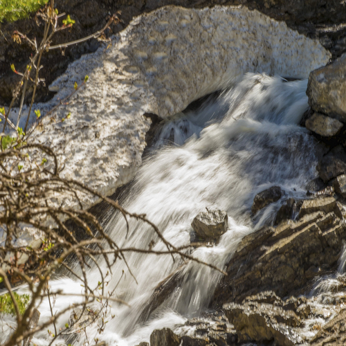 Trent Nelson  |  The Salt Lake Tribune
High temperatures cause a lot of runoff at Donut Falls in Big Cottonwood Canyon, Tuesday May 27, 2014.