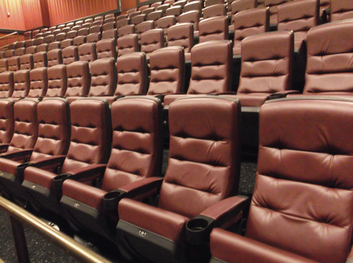Sean P. Means  |  The Salt Lake Tribune

The new Cinemark West Valley, a 10-screen multiplex movie theater, boasts comfortable high-backed seats in every auditorium. The theater opens Thursday, June 12.