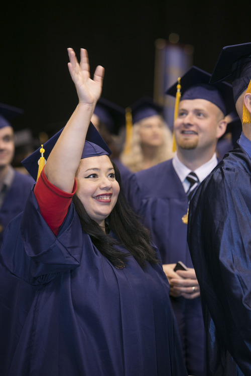 | Courtesy Western Governors University

Western Governors University students attend commencement ceremonies in Salt Lake City in 2013. The online university's undergraduate secondary teacher education program has been ranked No. 1 in the country by the National Council on Teacher Quality.