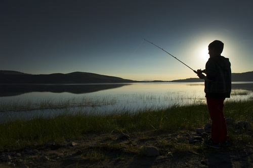 Rick Egan  |  The Salt Lake Tribune

Karson Hughes, Hurricane, spends the morning fishing with his dad and brothers at Panguitch Lake Sunday, July 6, 2014