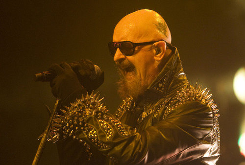 Tribune file photo

Judas Priest performed on its "farewell" tour at the Maverik Center in West Valley City on Nov. 4, 2011. It was a short farewell: The band will be back at the Maverik Center, Tuesday, Nov. 18, 2014.