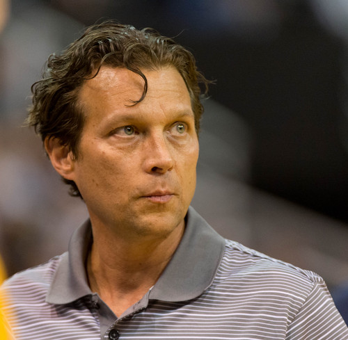 Trent Nelson  |  The Salt Lake Tribune
Jazz head coach Quin Snyder, as the Utah Jazz hold an open practice in Salt Lake City, Thursday July 10, 2014.