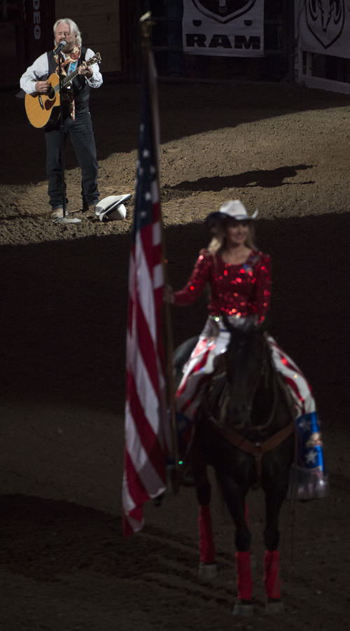 Steve Griffin  |  The Salt Lake Tribune


during Days of '47 Rodeo at EnergySolutions Arena in Salt Lake City, Utah Wednesday, July 23, 2014.