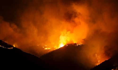 Steve Griffin  |  The Salt Lake Tribune


a wildfire burns in the mountains in Levan, Utah Thursday, July 24, 2014.