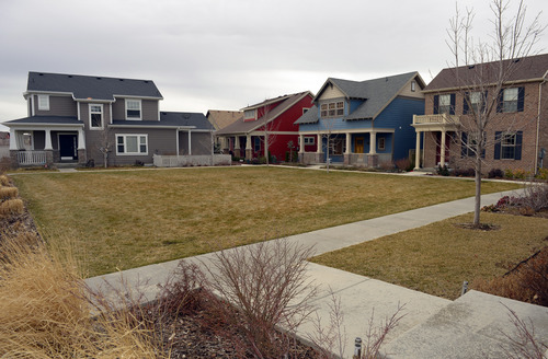 Rick Egan  | The Salt Lake Tribune 

Housing at Daybreak, Friday, February 28, 2014.