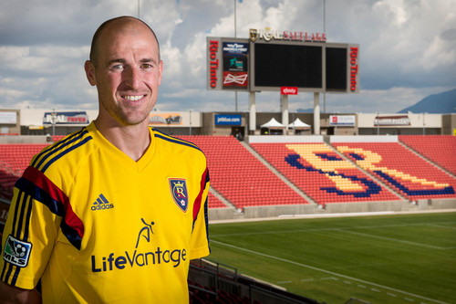 Trent Nelson  |  The Salt Lake Tribune
Real Salt Lake assistant coach Paul Dalglish in Sandy Thursday May 8, 2014. Dalglish grew up around Liverpool FC in the 1980s where his father Kenny was the manager the last time Liverpool won the English Premier League title in 1990. Liverpool could conceivably win the title in a two-horse race in the final weekend of the season upcoming.