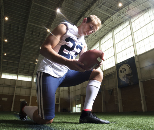Steve Griffin  |  The Salt Lake Tribune


BYU punter Scott Arellano at the indoor practice facility in Provo, Utah Thursday, August 7, 2014.