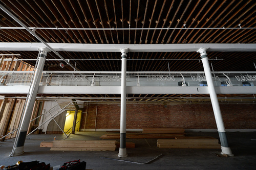 Francisco Kjolseth  |  The Salt Lake Tribune
The Zim's building at 150 S. Main St., one of Salt Lake City's oldest commercial buildings, originally opened in 1896 and is now being renovated.