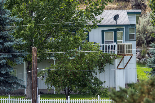 Chris Detrick  |  The Salt Lake Tribune
The home where up to a dozen FLDS kids were found last week in Pocatello, Idaho, Wednesday August 20, 2014.