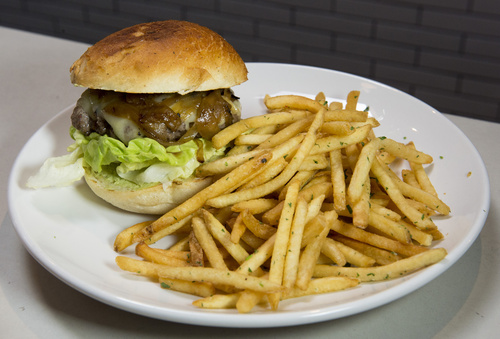 Rick Egan  |  The Salt Lake Tribune

Rye Burger with fries at Rye, a new venture by the owners of Urban Lounge.