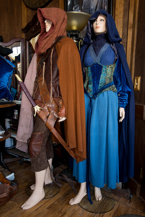 Trent Nelson  |  The Salt Lake Tribune
Mannequins at McGrew Studios, a custom costume shop in Salt Lake City, Tuesday August 26, 2014. Jen McGrew is the Cosplay Competition Director for Salt Lake Comic Con.