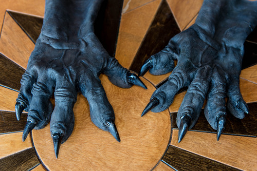Trent Nelson  |  The Salt Lake Tribune
A pair of gloves at McGrew Studios, a custom costume shop in Salt Lake City, Tuesday August 26, 2014. Jen McGrew is the Cosplay Competition Director for Salt Lake Comic Con.